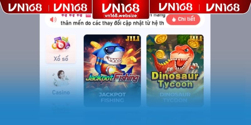 Bắn cá VN168 sở hữu kho vũ khí ấn tượng